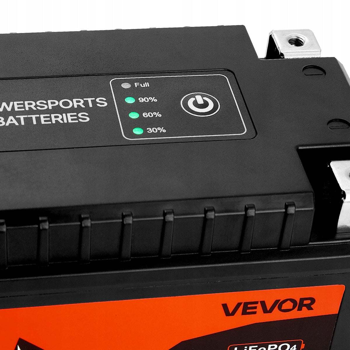 VEVOR 12V 4Ah Lithium Iron Phosphate Motorcycle Battery Powerful