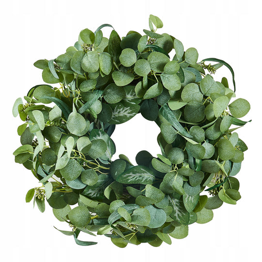 VEVOR ARTIFICIAL DECORATIVE WREATH 26CM GREEN SEASONAL WALL PREMIUM