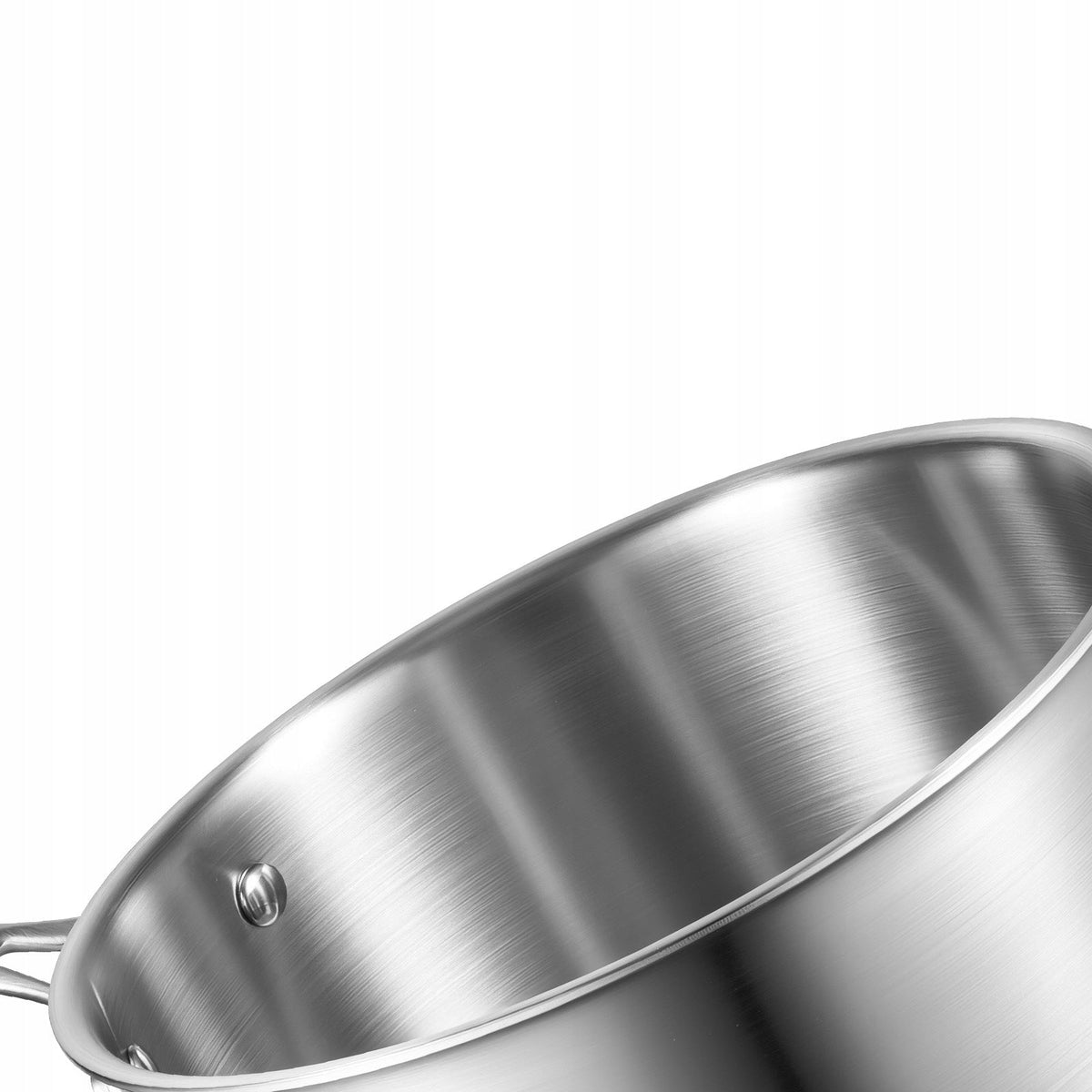 VEVOR 3.79 L SAUCEPAN WITH GLASS LID SOUP POT STRONG STEEL