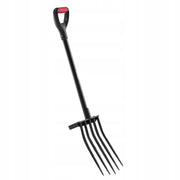 VEVOR 5-TINE MANURE FORK HEAVY DUTY GARDEN FORK WITH METAL HANDLE