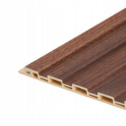 SET OF 8 VEVOR ACOUSTIC PANELS 2450X166MM DARK TEAK STRONG