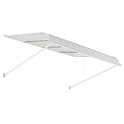 VEVOR WINDOW AWNING 1524X1066MM ALUMINUM DOOR CANOPY STRONG LIGHTWEIGHT