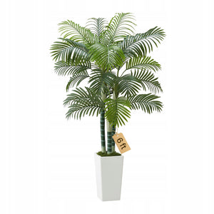 VEVOR ARTIFICIAL ARECA PALM 1.8M STRONG TROPICAL POTTED PLANT