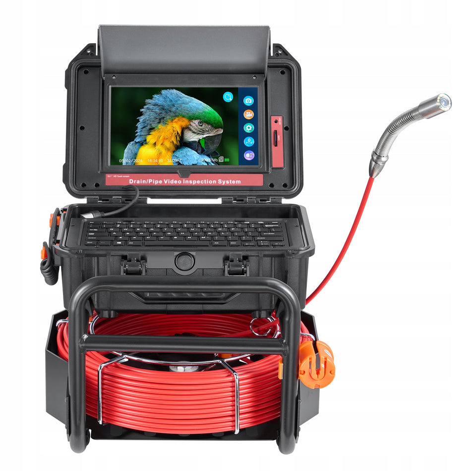 VEVOR Professional 50M Pipe Inspection Camera with 10.1" Screen