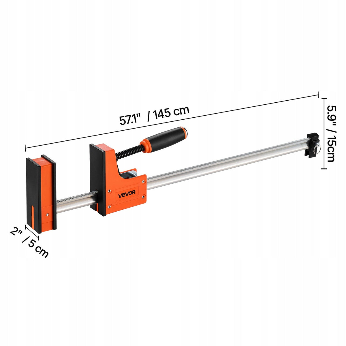 VEVOR CARPENTRY CLAMPS 2 PCS 60 96 CM STRONG PROFESSIONAL BAR CLAMPS