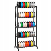 PROFESSIONAL FILAMENT STORAGE RACK 5 LEVELS VEVOR BLACK