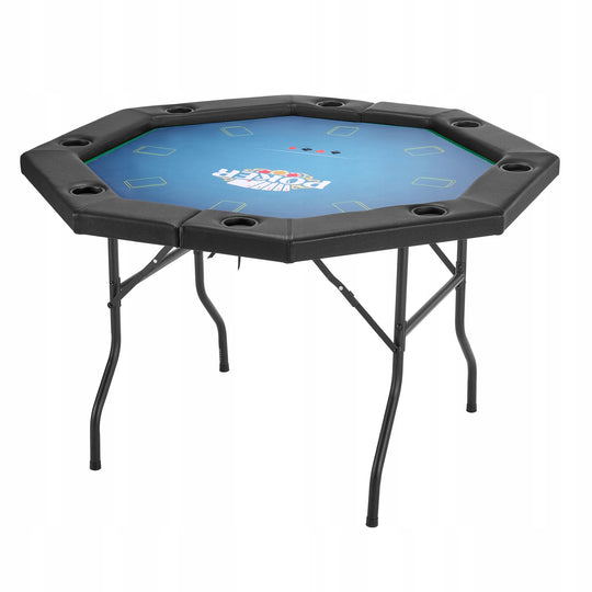 VEVOR FOLDING POKER TABLE FOR 8 PLAYERS 1325MM SOLID AND COMFORTABLE