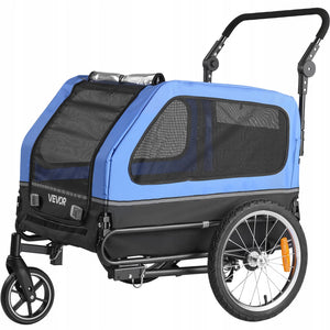 VEVOR DOG BIKE TRAILER 40 KG 2 IN 1 ROBUST BEST