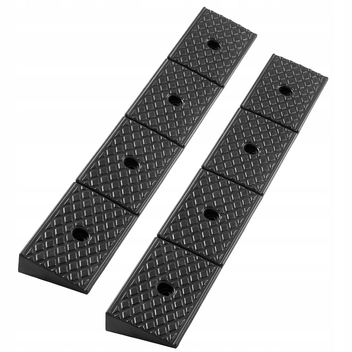 VEVOR RUBBER CURB RAMP 15 TON 2-INCH HEAVY DUTY RAMP 2 PIECES