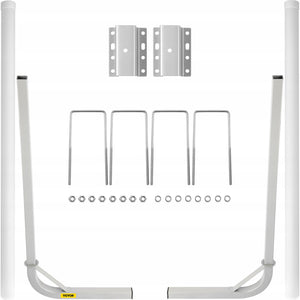VEVOR BOAT TRAILER GUIDE-ONS 2 PCS 60 IN STEEL ADJUSTABLE PVC