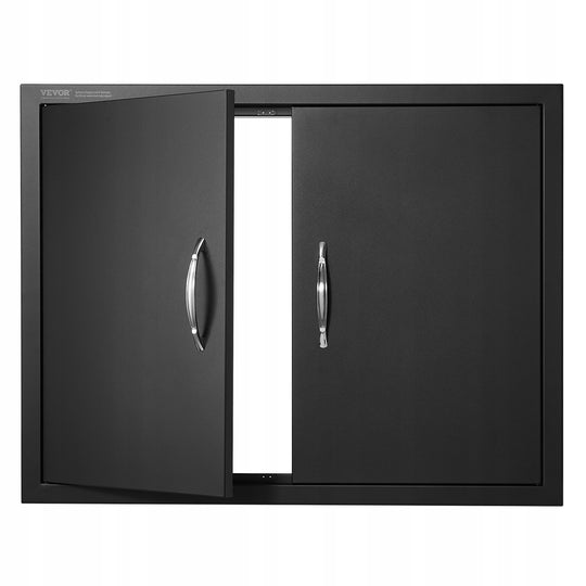 VEVOR BBQ ACCESS DOOR DOUBLE 788X610X46 MM MATTE BLACK