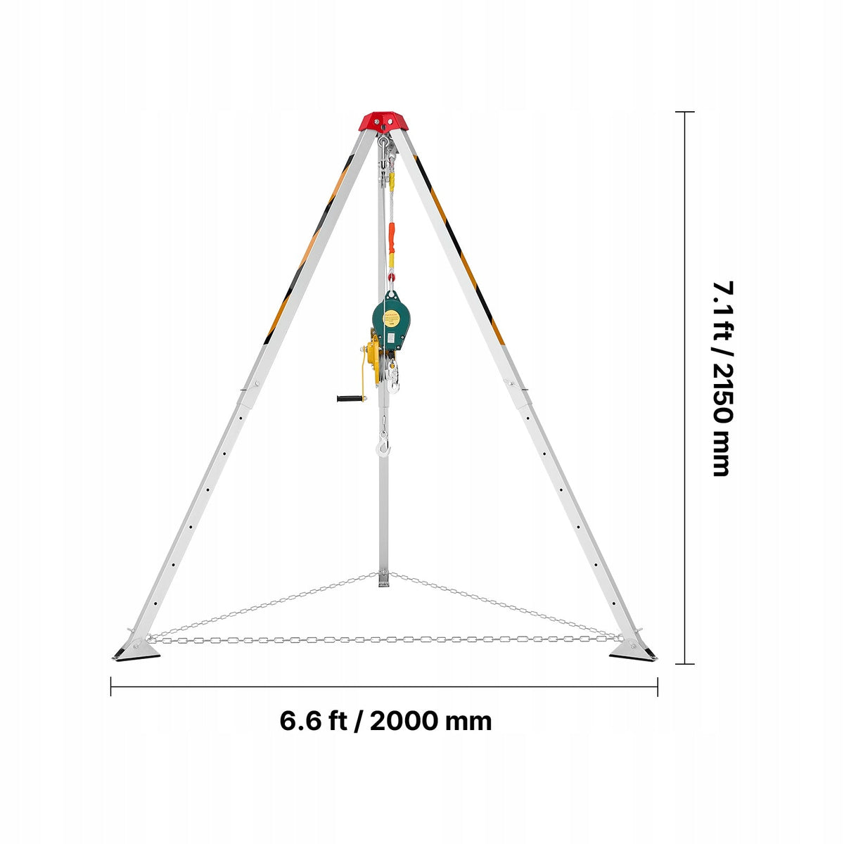 VEVOR PROFESSIONAL TRIPOD CONFINED SPACE KIT 180 KG LOAD CAPACITY