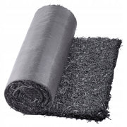 VEVOR RUBBER MULCH 2.44X0.56M GARDEN PATH MAT DURABLE BLACK