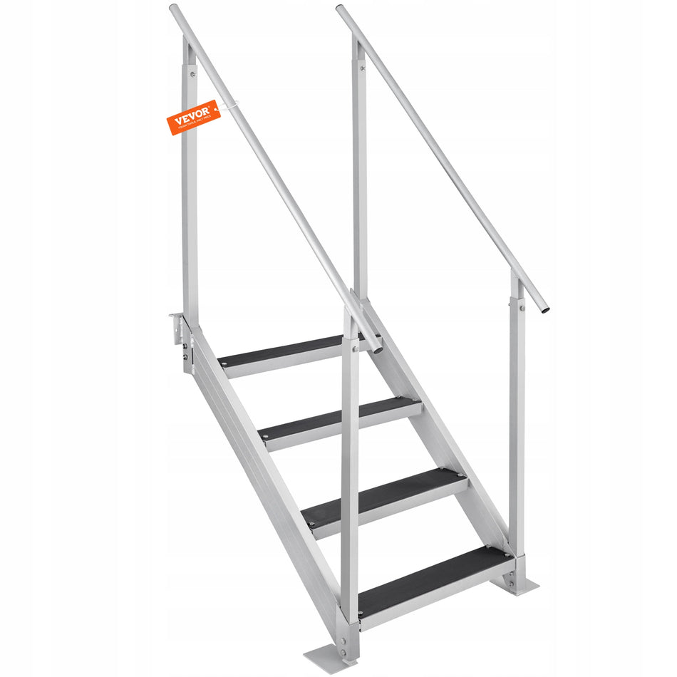 VEVOR 4-STEP SWIM LADDER WITH TWO HANDRAILS, STRONG ALUMINUM