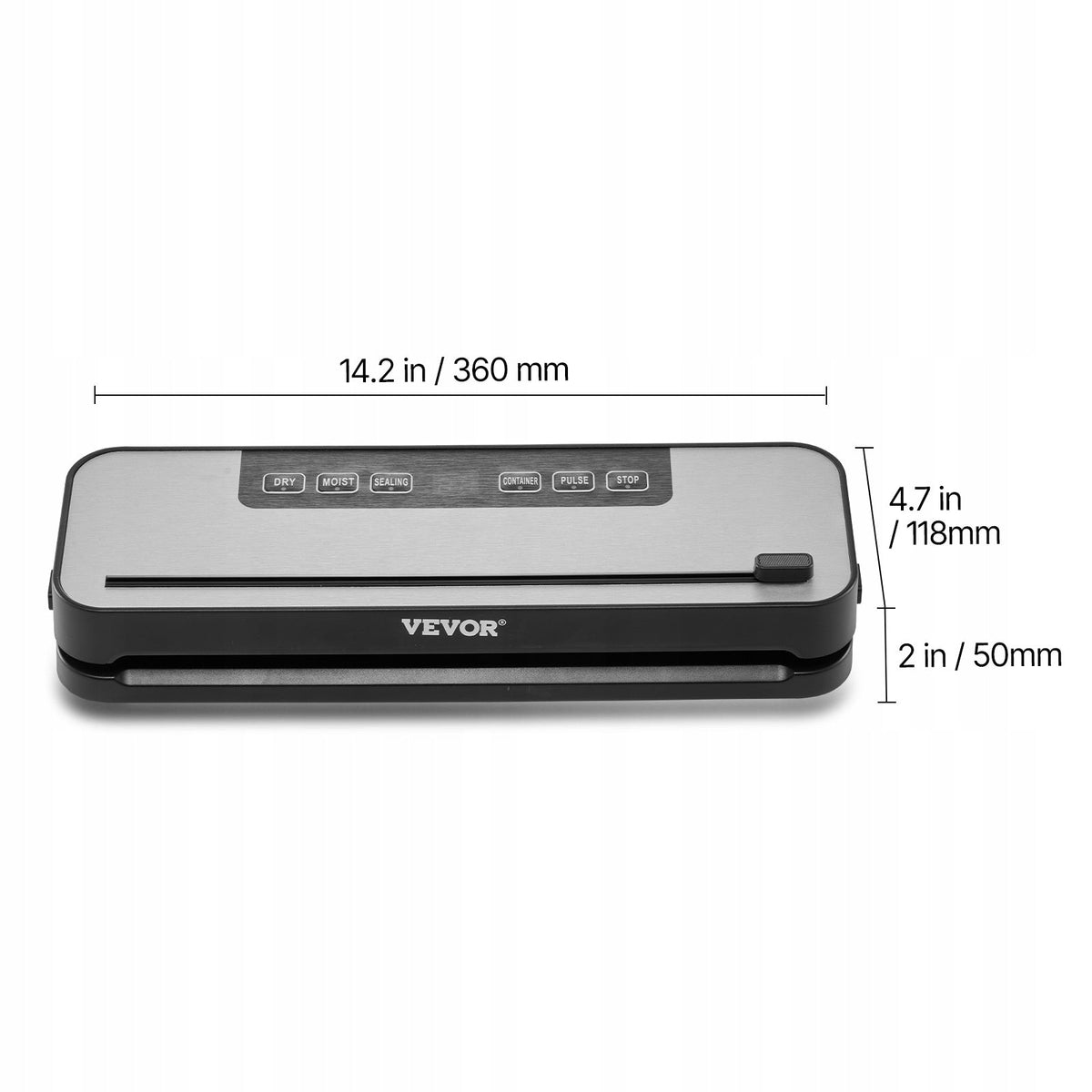VEVOR 60KPA 100W 5-IN-1 VACUUM SEALER POWERFUL FOOD SEALER