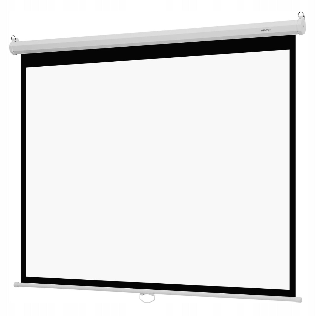 VEVOR 72 INCH 4:3 4K 1080 HD MANUAL PROJECTOR SCREEN SOLID