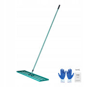 PROFESSIONAL VEVOR GRASS RAKE 1219X254 MM WITH BASE AND LONG HANDLE