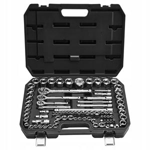 VEVOR PREMIUM SOCKET SET 86 PIECES 9.5, 6.4, 12.7 MM WITH CR-V CASE
