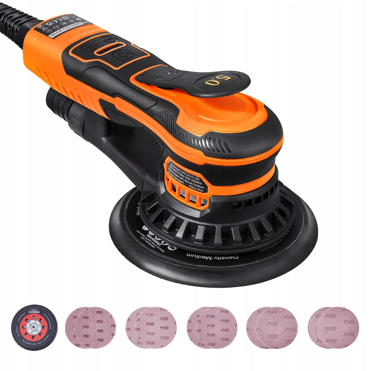 VEVOR PROFESSIONAL 152MM 350W BRUSHLESS RANDOM ORBITAL SANDER