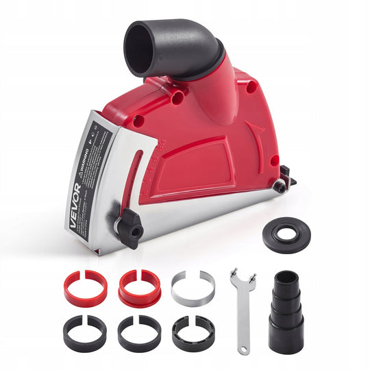 VEVOR ANGLE GRINDER DUST SHROUD 100-125 MM PREMIUM ADJUSTABLE