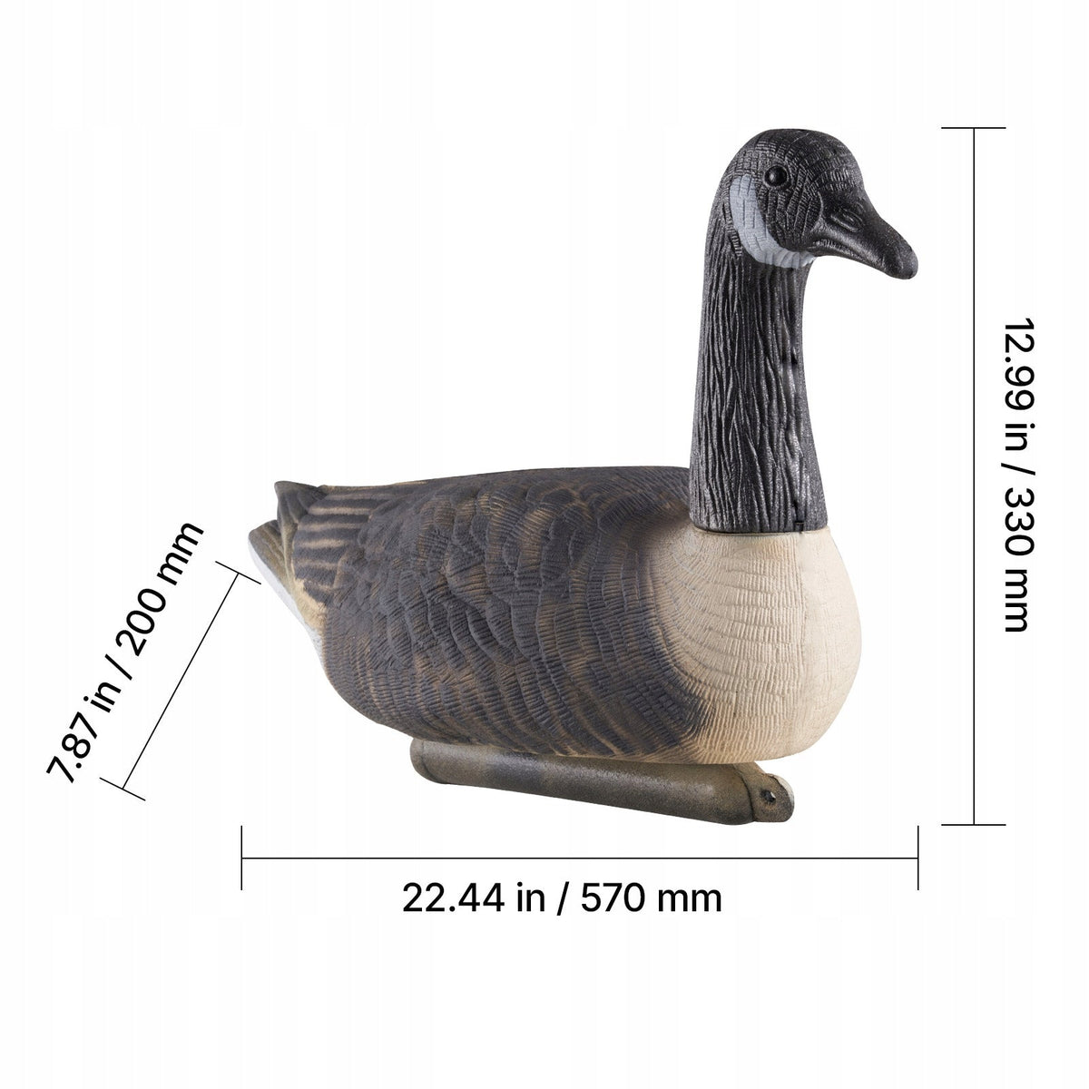 VEVOR POWERFUL 6-PIECE SET OF REALISTIC CANADA GOOSE DECOYS FOR