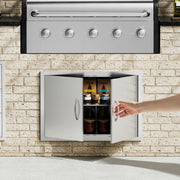 VEVOR GRILL ACCESS DOOR 774X533 MM DOUBLE PREMIUM STAINLESS STEEL