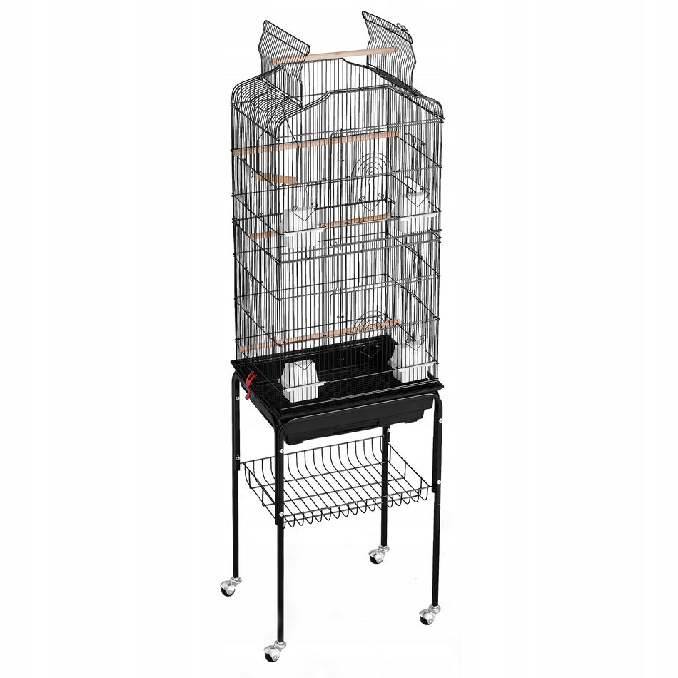 VEVOR BIRD CAGE 45.7X35.5X151 CM LARGE AVIARY WITH SWING