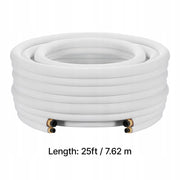 VEVOR Refrigeration Line 7.62M Copper Mini Split Line Set Premium