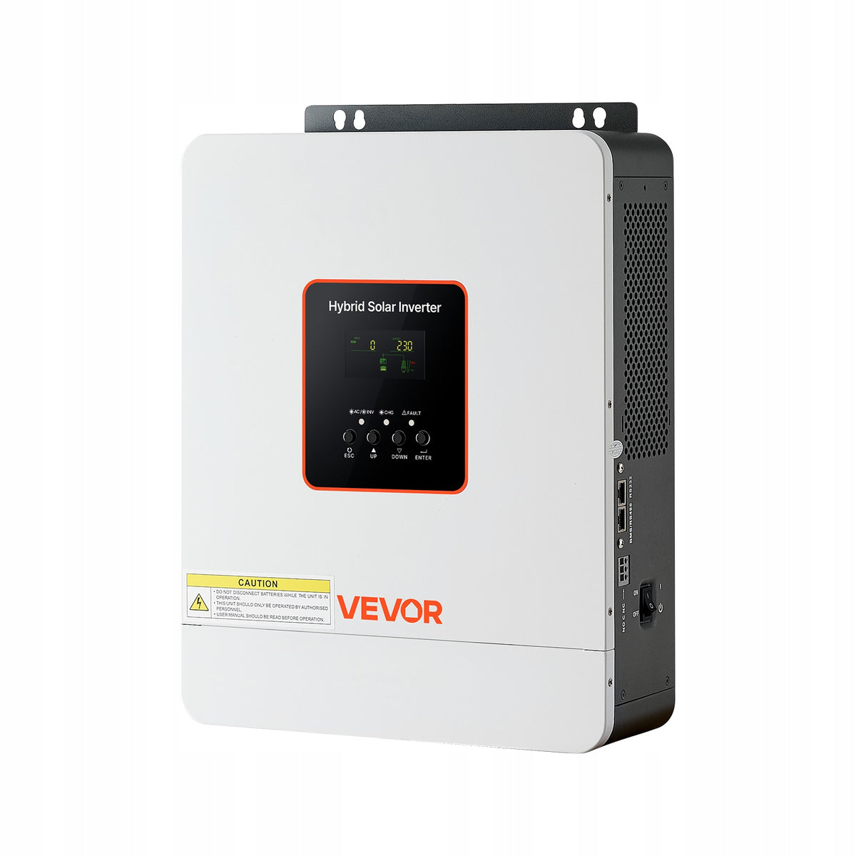 VEVOR 3000W 24V DC TO 230V AC HYBRID INVERTER WITH MPPT AND PREMIUM LCD