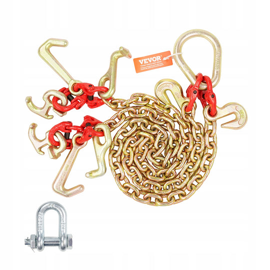 VEVOR G80 5/16" x 3 FT TOW CHAIN WITH V-STRAP