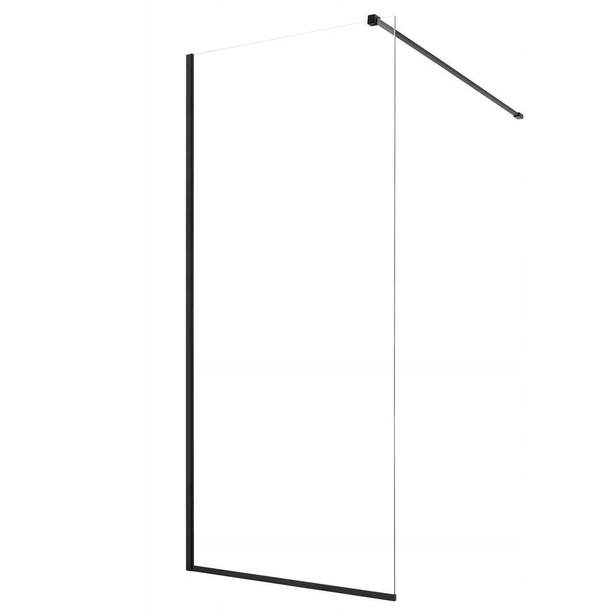 VEVOR FIXED GLASS SHOWER SCREEN 864X1870 MM SEMI-FRAMED PREMIUM