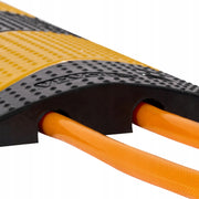 VEVOR CABLE PROTECTOR 100 CM 2-CHANNEL RUBBER CABLE RAMP HEAVY DUTY 9979