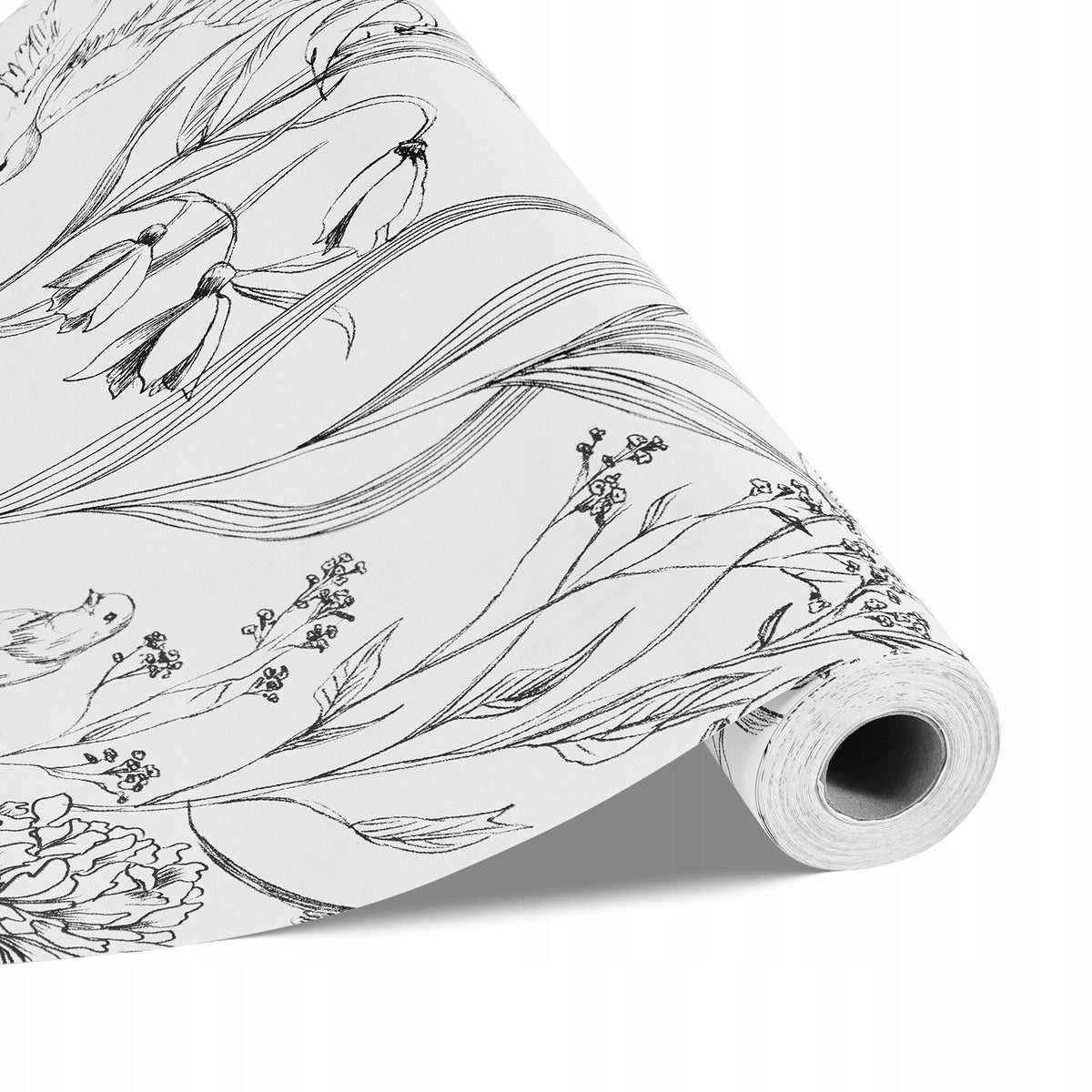 VEVOR SELF-ADHESIVE WALLPAPER 45CM X 10M WHITE WATERPROOF VINYL FILM