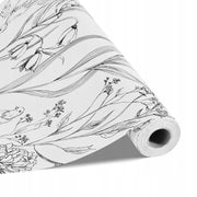 VEVOR SELF-ADHESIVE WALLPAPER 45CM X 10M WHITE WATERPROOF VINYL FILM