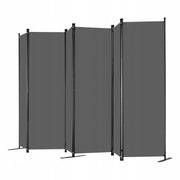 VEVOR 6-PANEL FOLDING ROOM DIVIDER SCREEN GREY