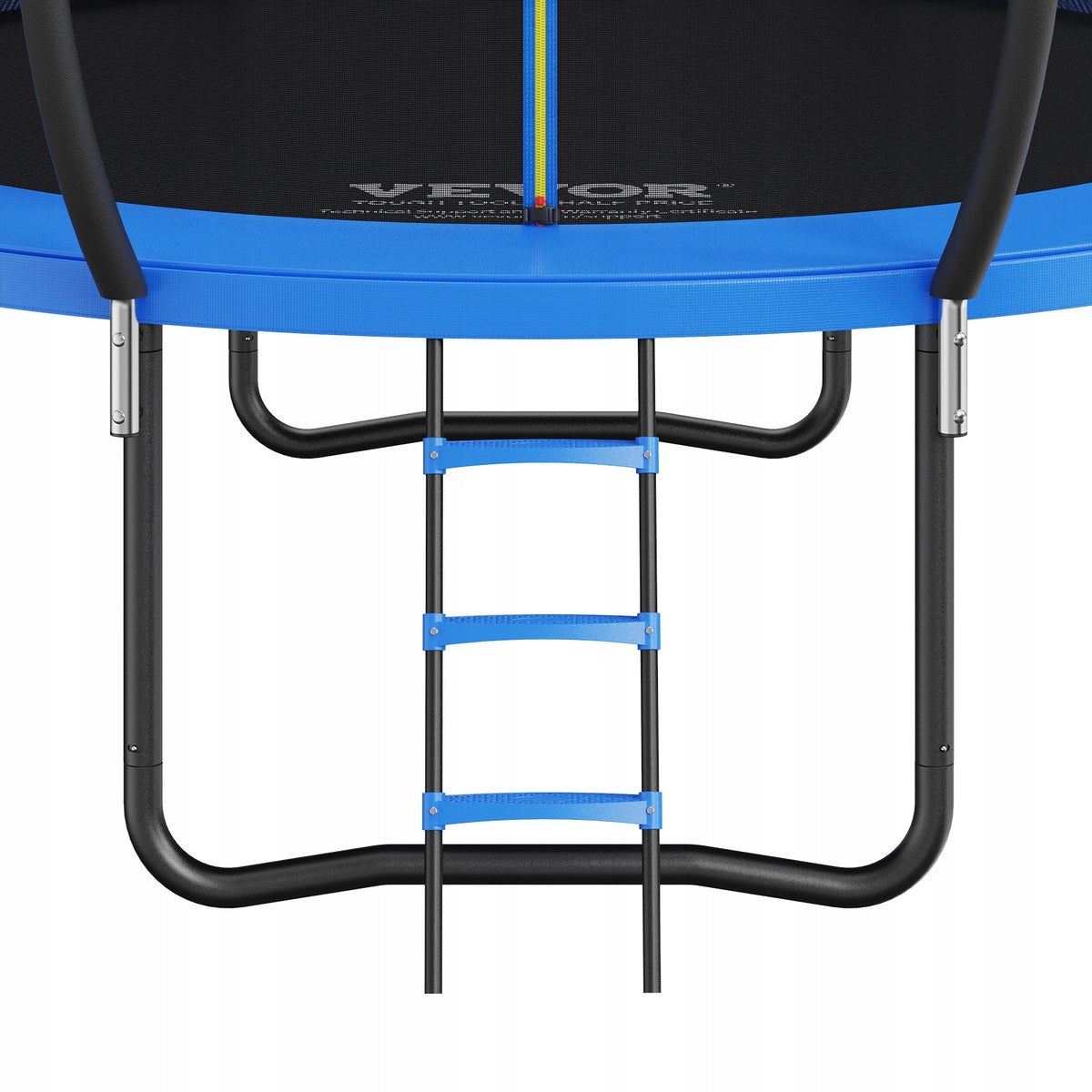 PROFESSIONAL VEVOR 12FT GARDEN TRAMPOLINE WITH NET AND LADDER 86 CM FOR
