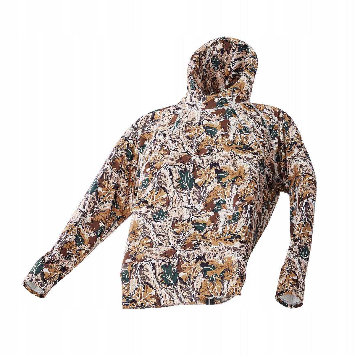 VEVOR MEN'S HOODED SWEATSHIRT SIZE M CAMO MOISTURE WICKING QUICK DRY