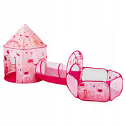 VEVOR 3-IN-1 PLAY TENT WITH TUNNEL FOR KIDS STRONG LIGHTWEIGHT TRANSPORT