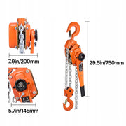 VEVOR 6 TON LEVER HOIST MANUAL CHAIN HOIST G80 STRONG SOLID