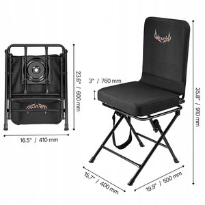 VEVOR FOLDING CAMPING FISHING CHAIR WITH 360 BACKREST STRONG