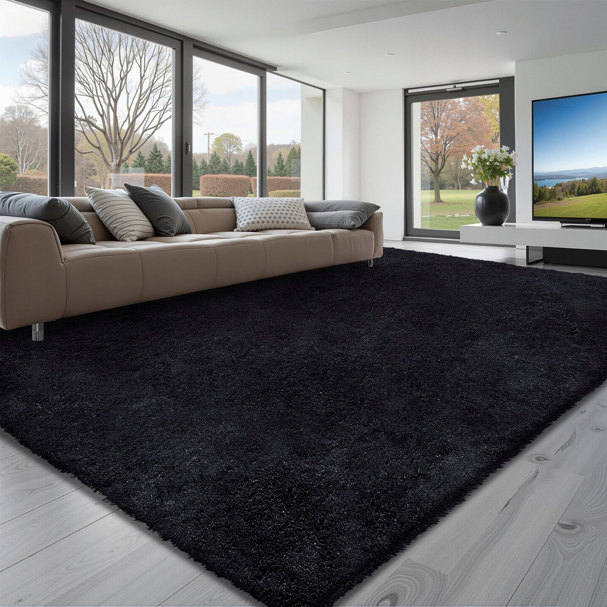 VEVOR SHAG RUG 3048X2438 MM PLUSH THREE-LAYER STRONG