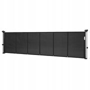 VEVOR FOLDABLE BABY GATE 87 CM STRONG STABLE MESH BLACK