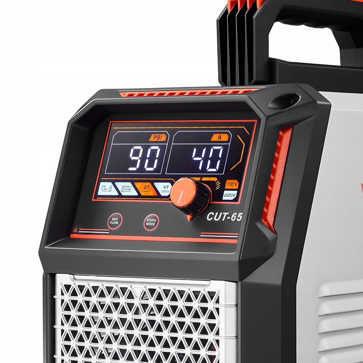 VEVOR 65A Contactless Plasma Cutter Powerful IGBT 220V with Digital Display