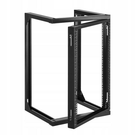VEVOR 15U Wall Mount Server Cabinet Strong Load Capacity 68 kg Black