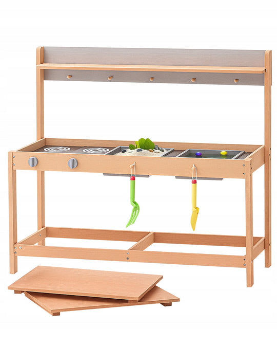 VEVOR WOODEN KITCHEN PLAYSET FOR CHILDREN STURDY PLAY SET FOR