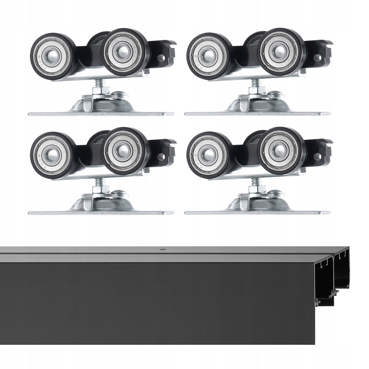 VEVOR Sliding Door Track Kit 1219mm Aluminum Heavy Duty System