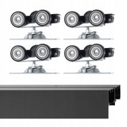 VEVOR Sliding Door Track Kit 1219mm Aluminum Heavy Duty System