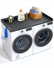 VEVOR WOODEN WORKTOP FOR WASHER AND DRYER 1370X700X69MM PREMIUM BLACK