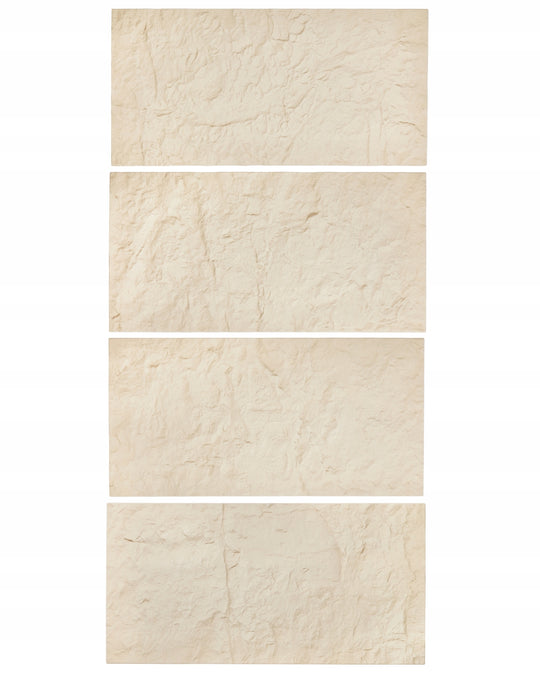 VEVOR 3D WALL PANELS SET OF 4, 120X60 CM, PU, NATURAL IMITATION