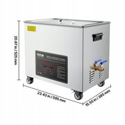 VEVOR 50L PROFESSIONAL ULTRASONIC CLEANER 840W WITH BASKET AND WHEELS